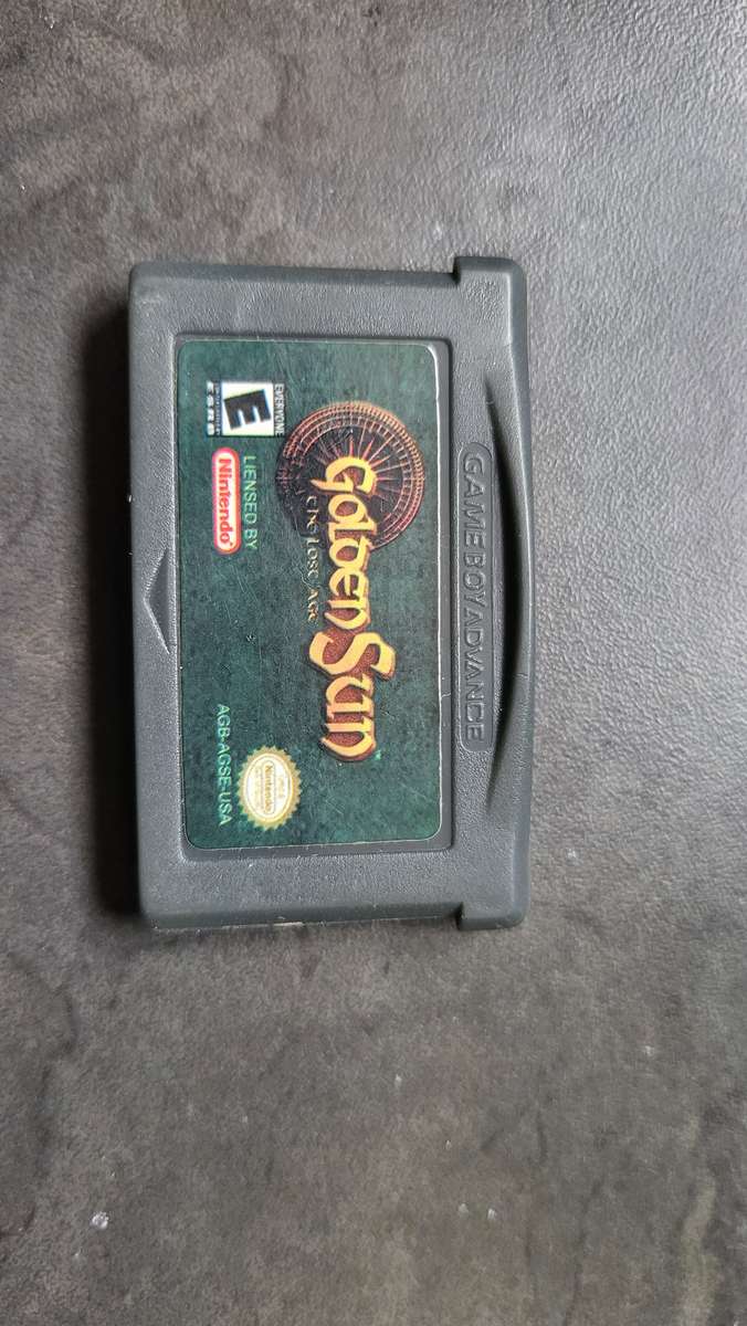 Golden Sun GBA cartridge
