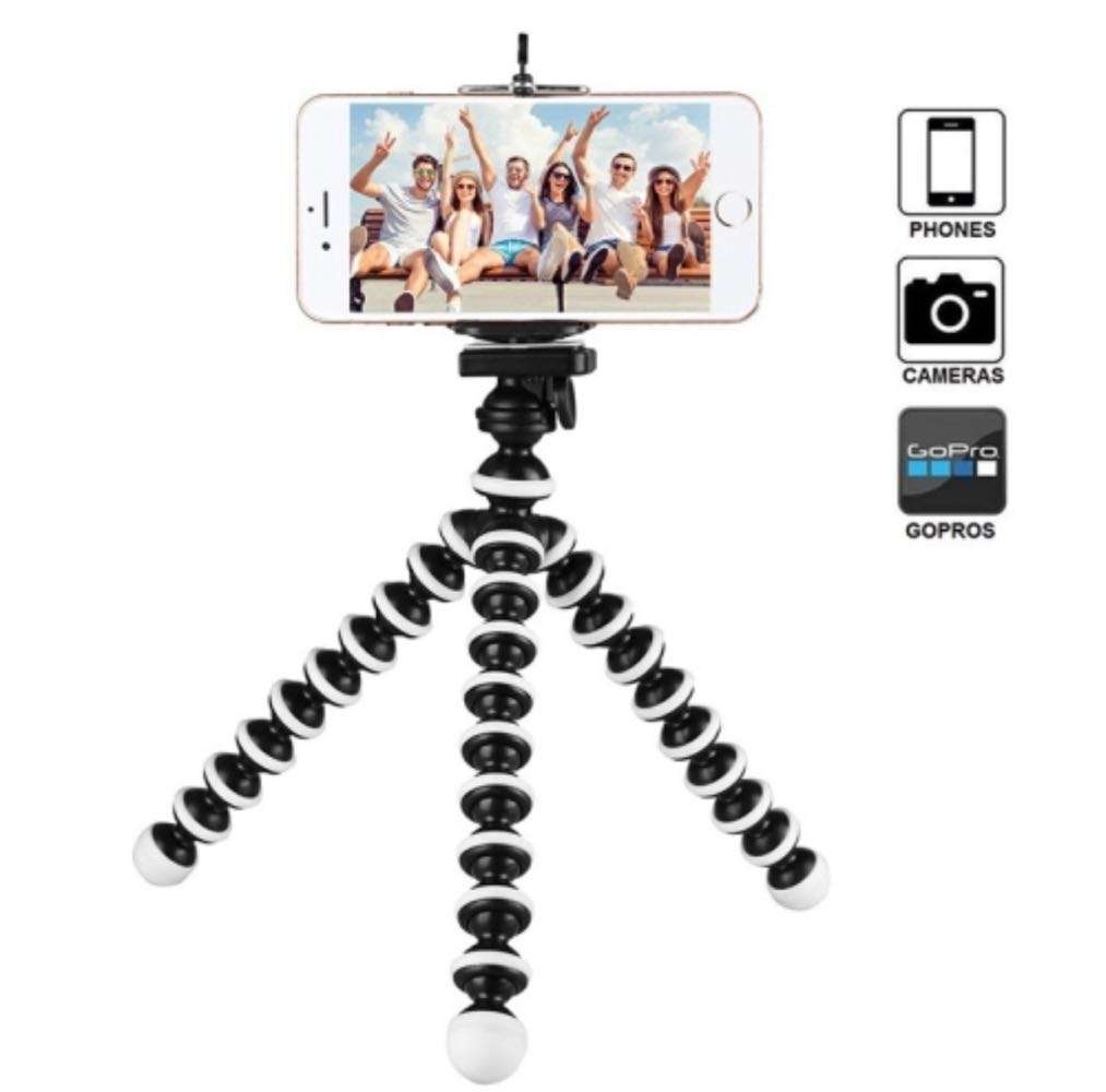 Gorilla style Moldable Tripod for phones and cameras