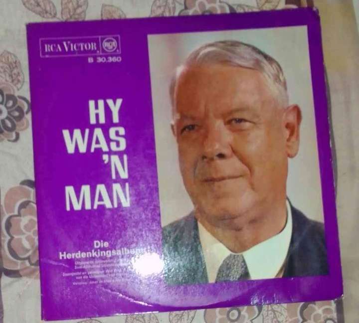 H. F VERWOERD - LP - HY WAS N MAN - GEDENK DUBBEL ALBUM