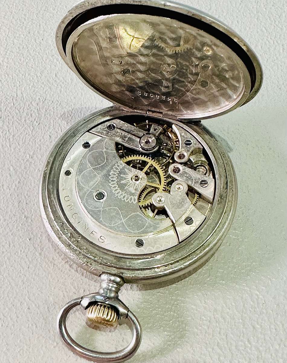 1920 Antique Lingines EF Co. Pocket Watch