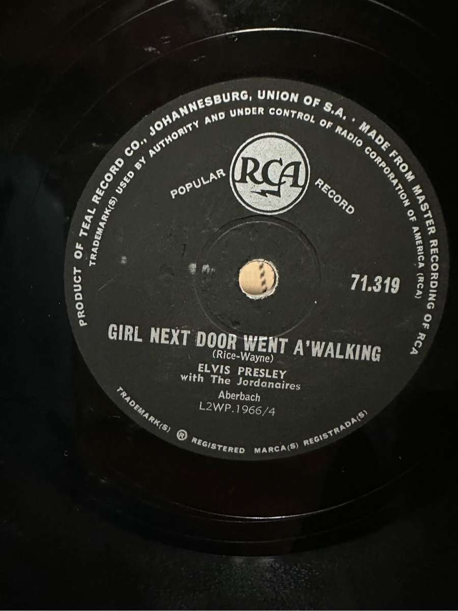 Elvis 78 vinyl - rare edition