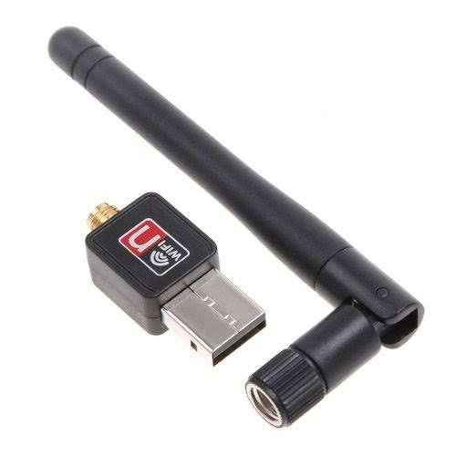 USB Wireless Wi-Fi Receiver with Antenna