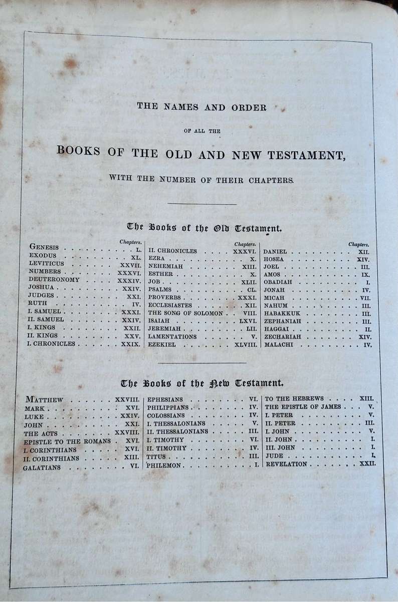 Antiquarian Holy Bible 1856 (Large & Heavy)