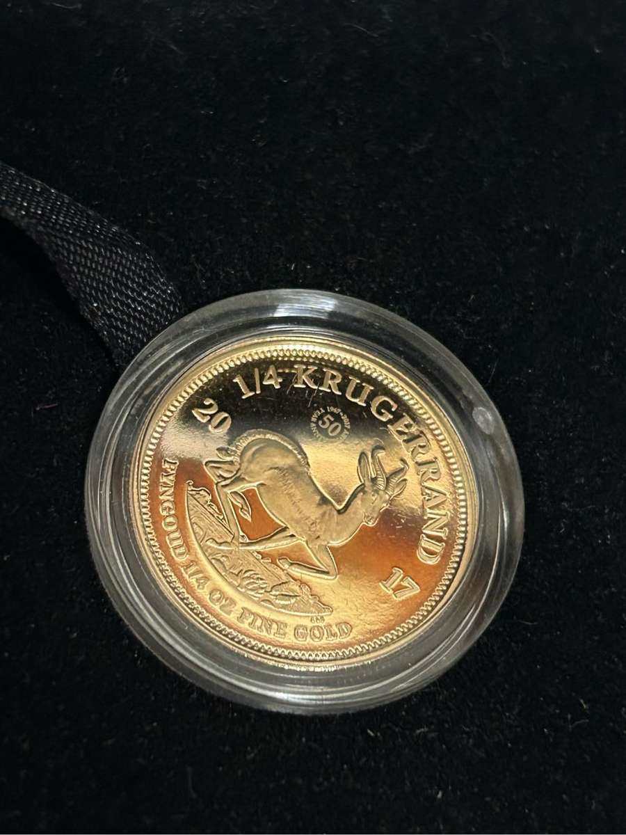 Beautiful 50yr Anniversary 2017 1/4 oz Gold Krugerrand