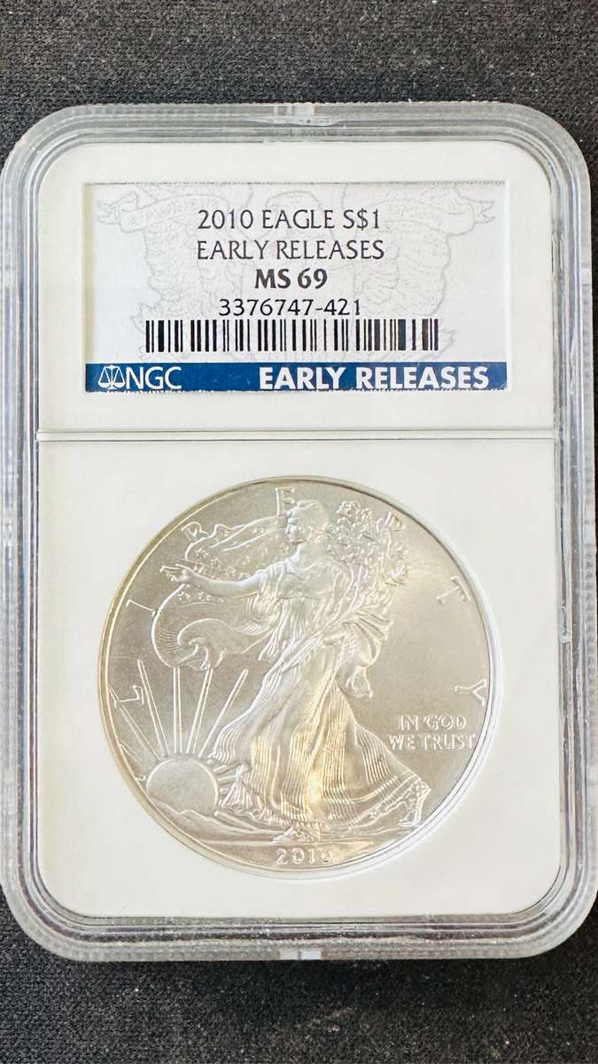 Eagle 2010 Pure Solid Silver MS69