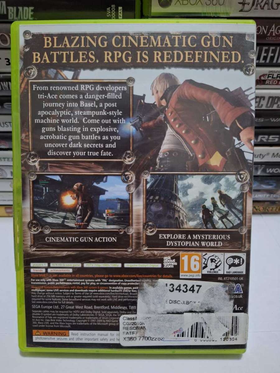 Resonance Of Fate (XBOX 360)