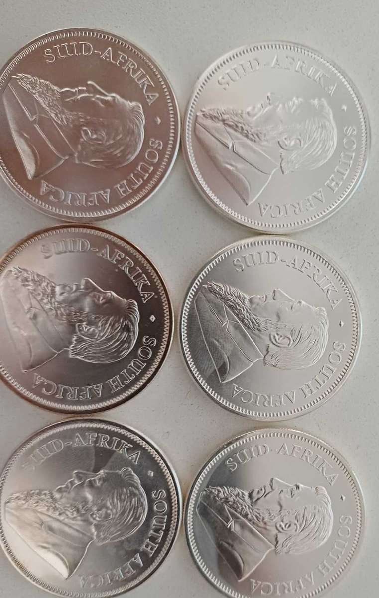 6 x 2022 1Oz Kruger Rands bid per coin take as many as you like