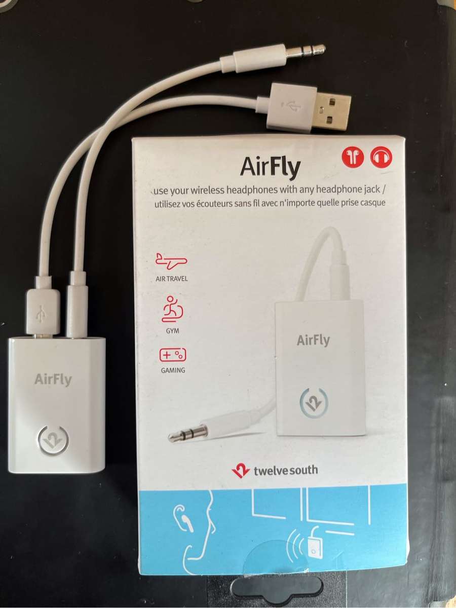 Airfly  For Bluetooth Earphones AirPods  - Adaptor Connector Bluetooth Transmitter