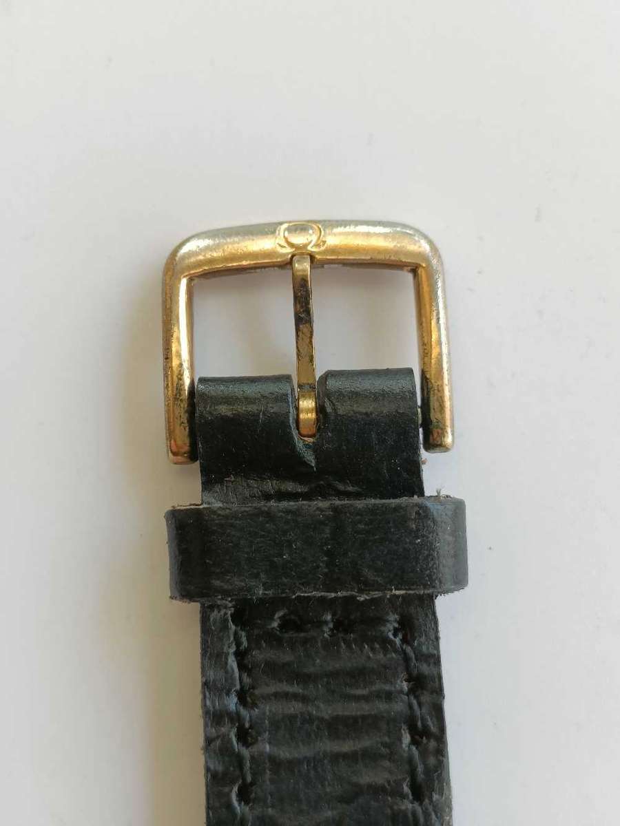 Omega De Ville Vintage Gold Square Manual Winding Mens Watch Authentic Not Working