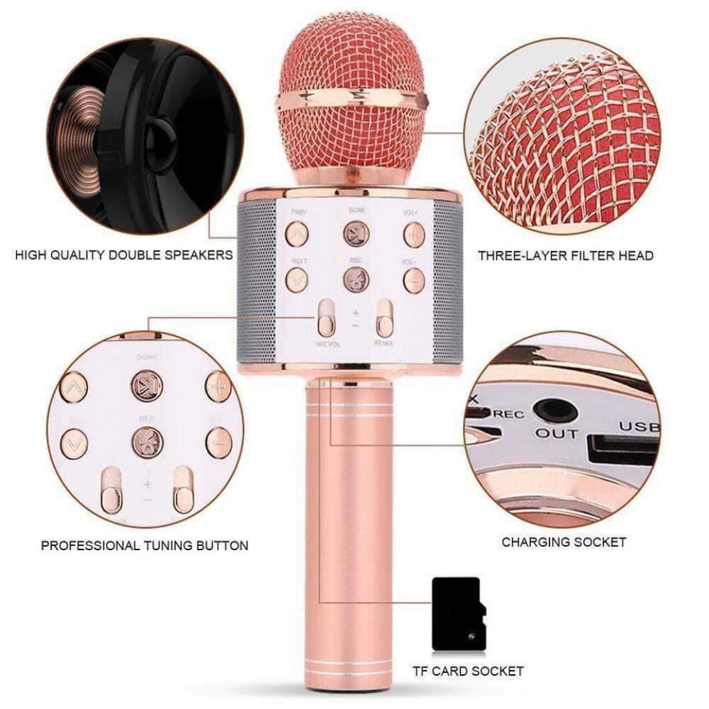 Bluetooth Wireless Karaoke Microphone