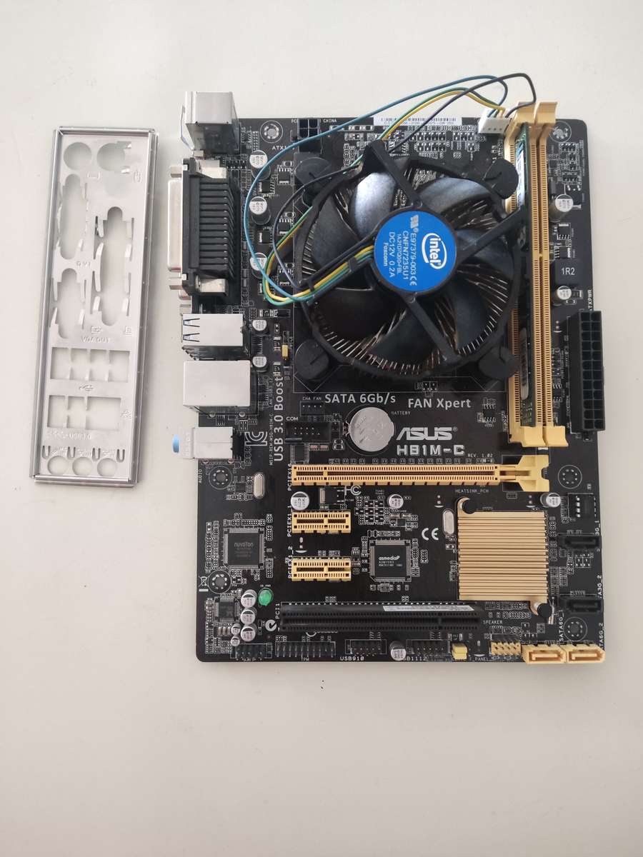 Intel Core i5 4460 Motherboard Combo**Asus H81M Motherboard**4GB DD3 Ram**Original Intel Cooler**