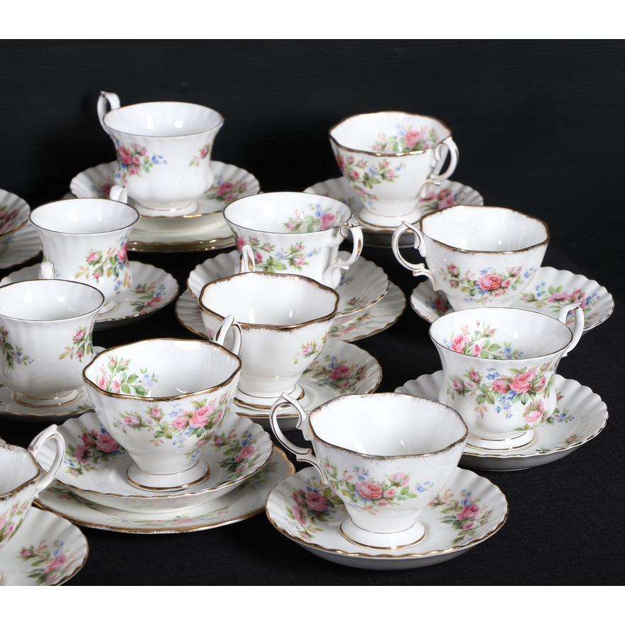 Royal Albert Moss Rose Pattern Service