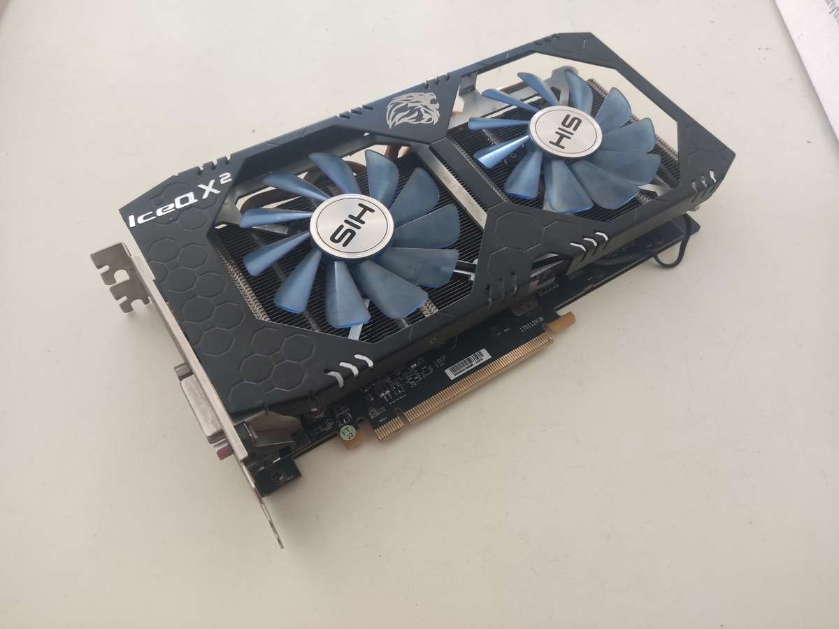 HIS IceQ X2 RX580 8GB Graphics card**Smaller Fans so Overheating**