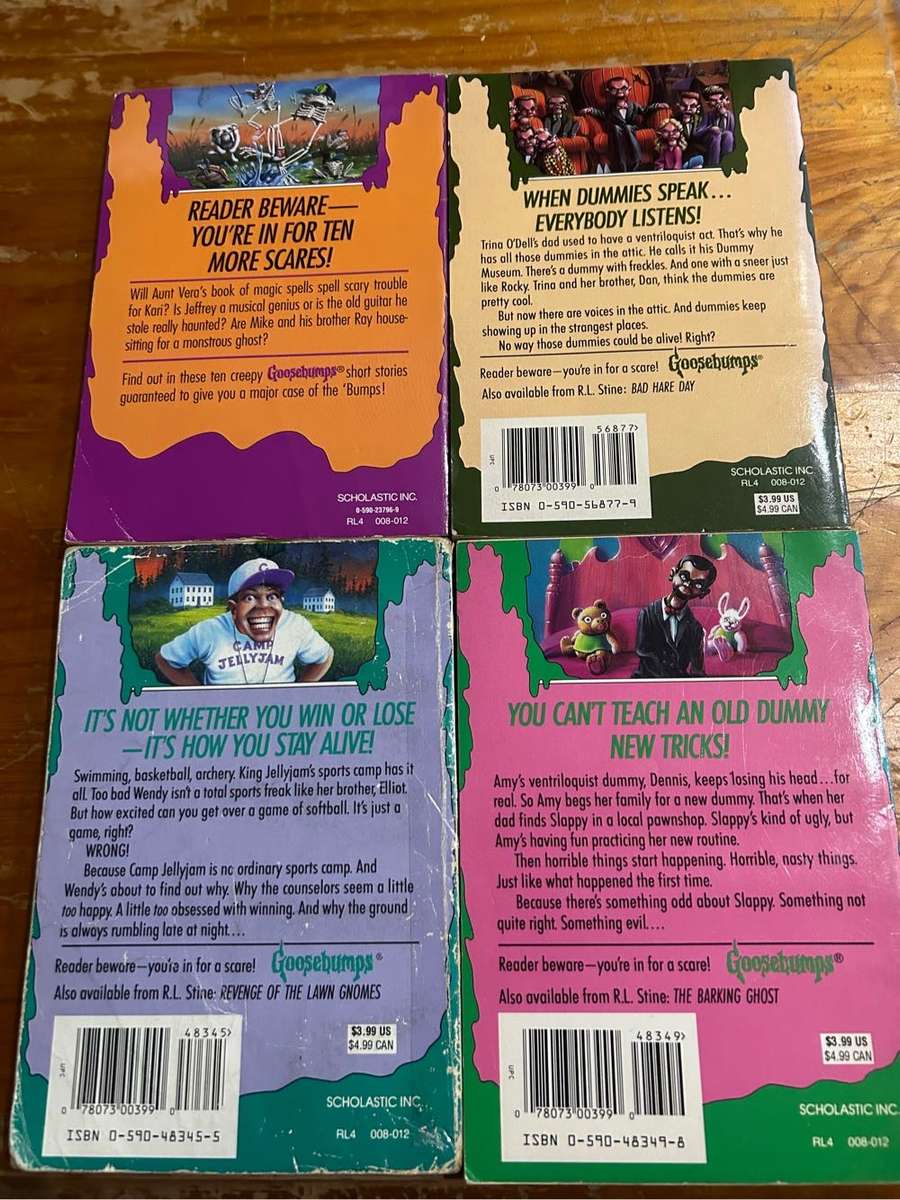 Goosebumps book bundle of 8