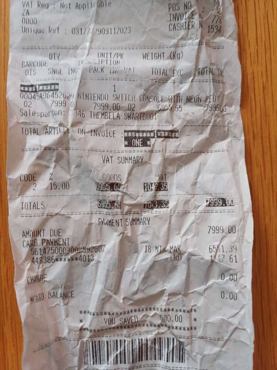 Nintendo Switch with accessories and games