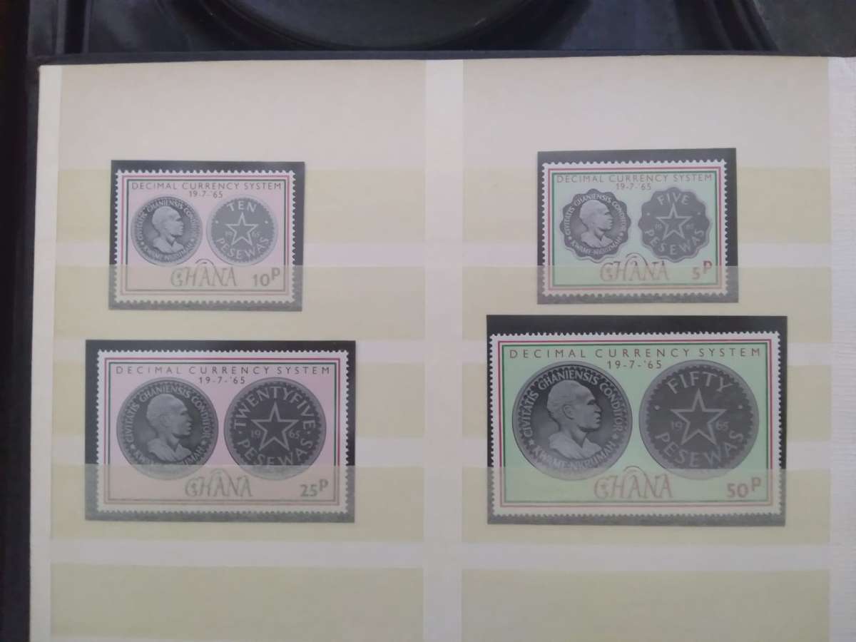 Ghana Decimal Currency stamps - MNH