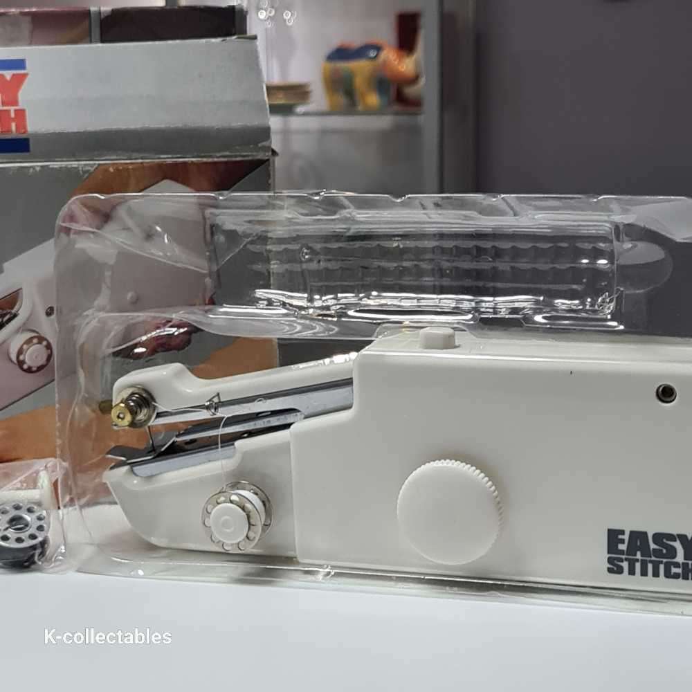 Battery operated hand held sewing machine
