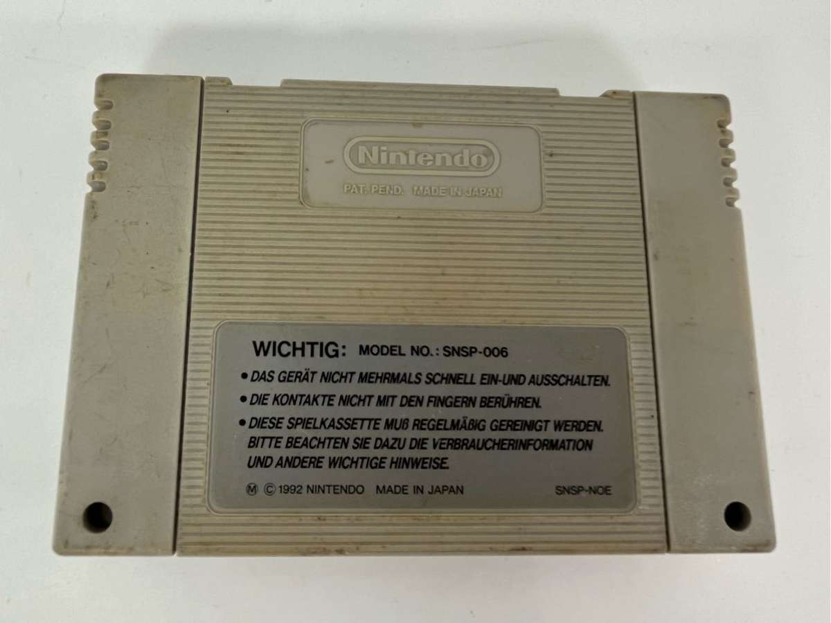 Super Nintendo Streetfighter 2 game