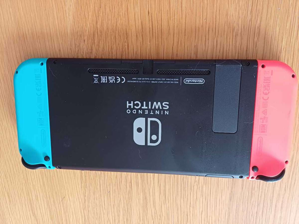 Nintendo Switch with accessories and games