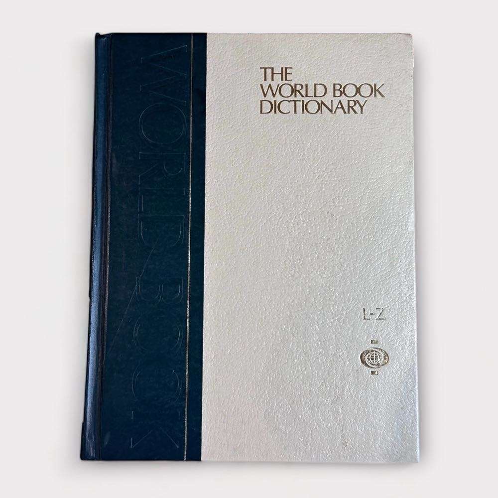 The World Book Dictionary Set circa 1990