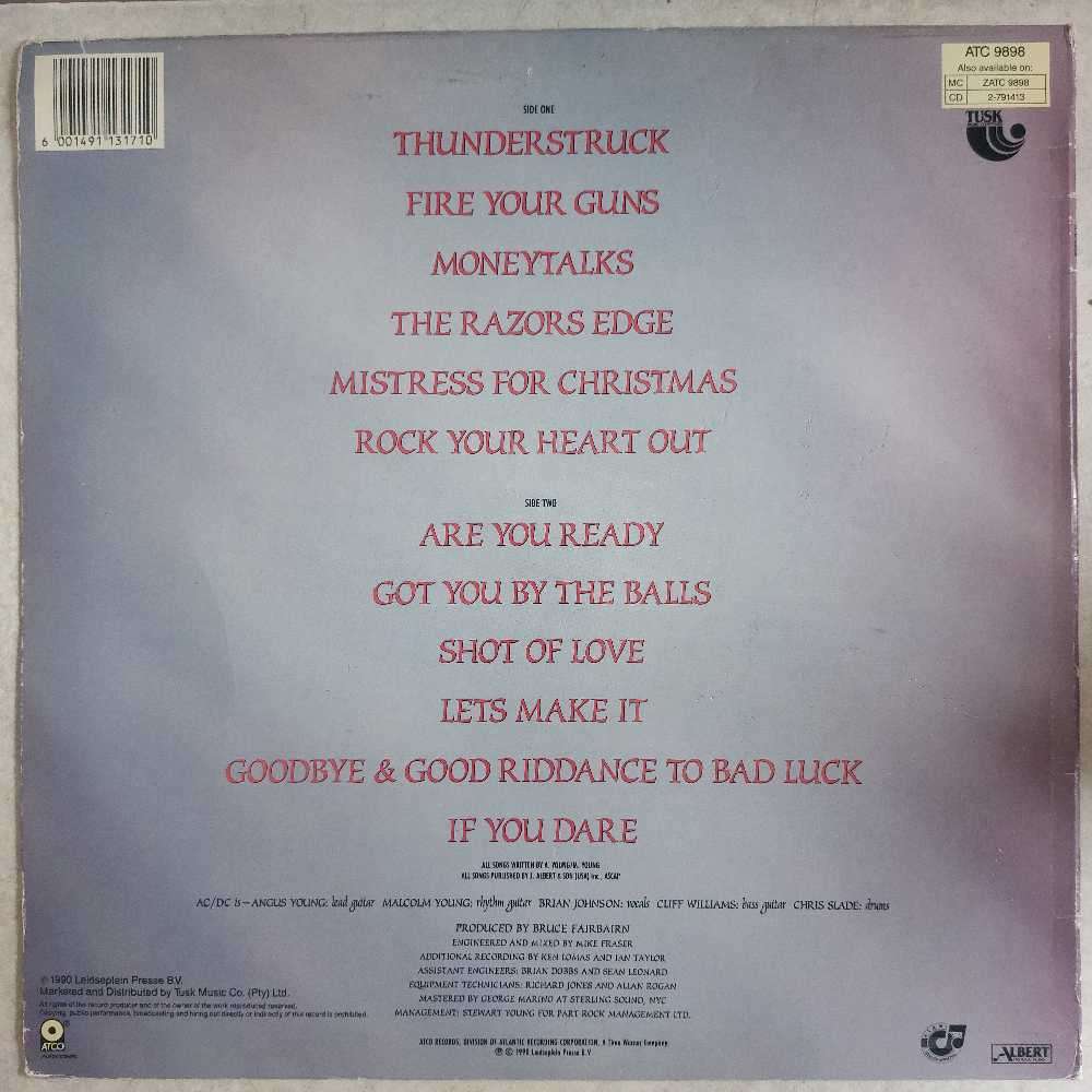 ACDC: The Razors Edge. L.P