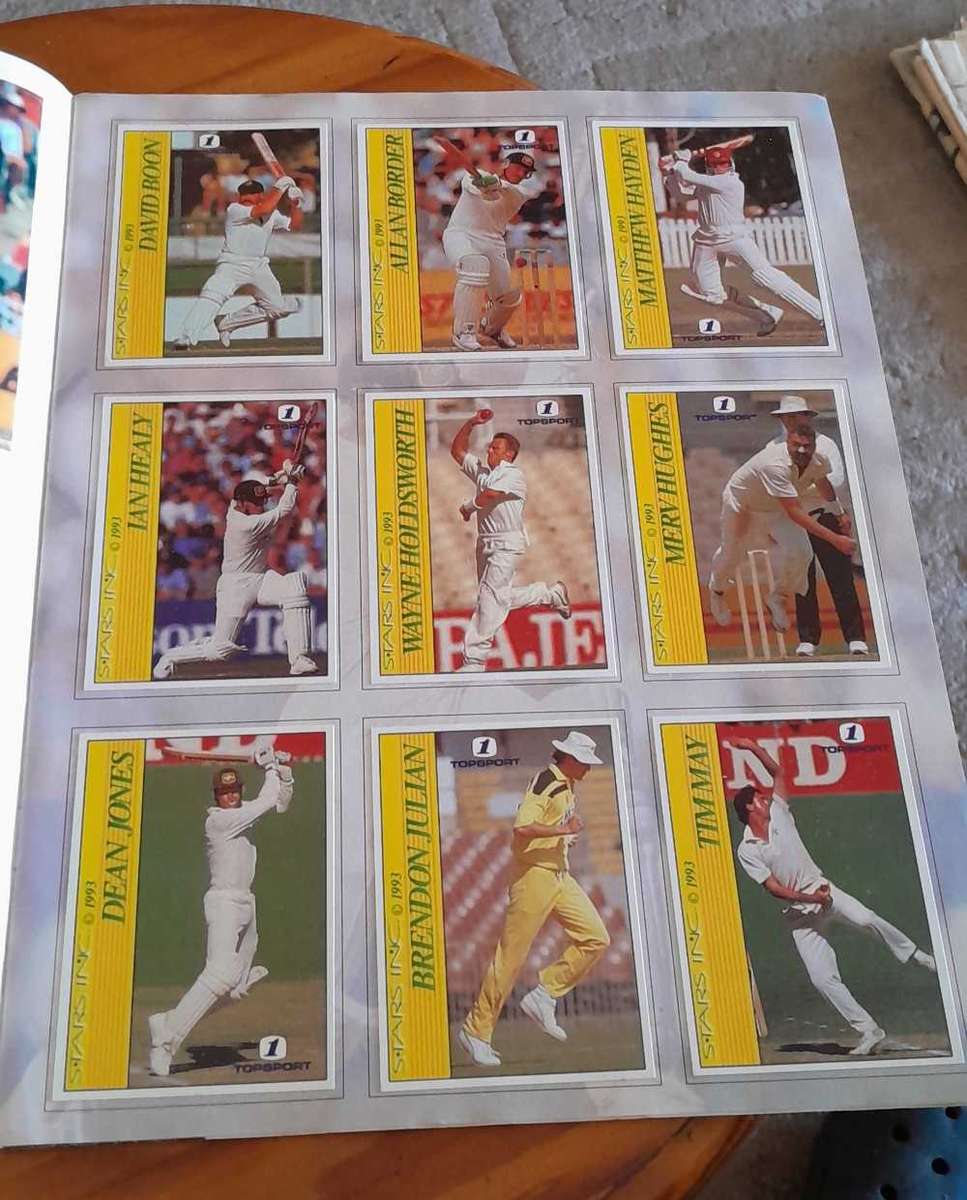 South Africa vs Australia souvenir collection album 1993/4