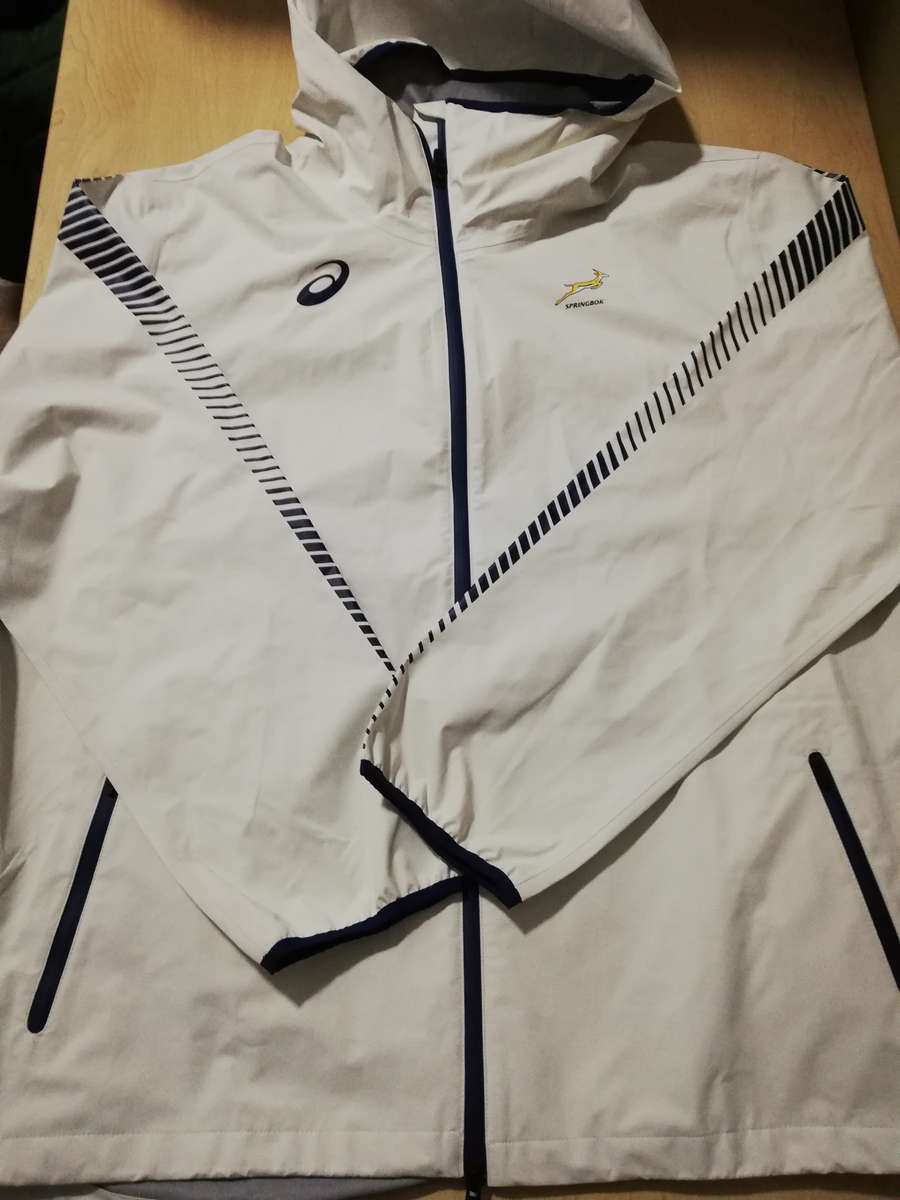 Springbok Rainjacket White Size 4XL