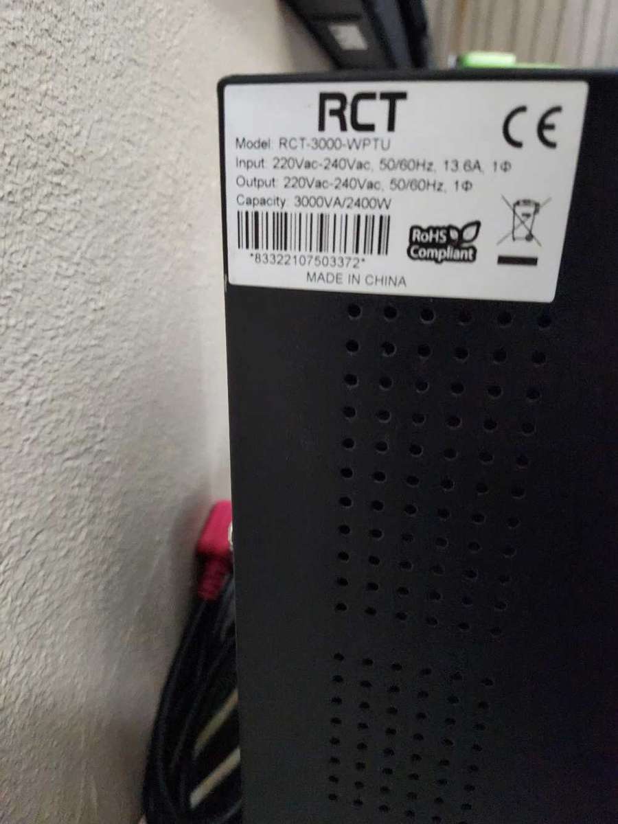 RCT 3000va/2400w Online Tower UPS (RCT-3000-WPTU)
