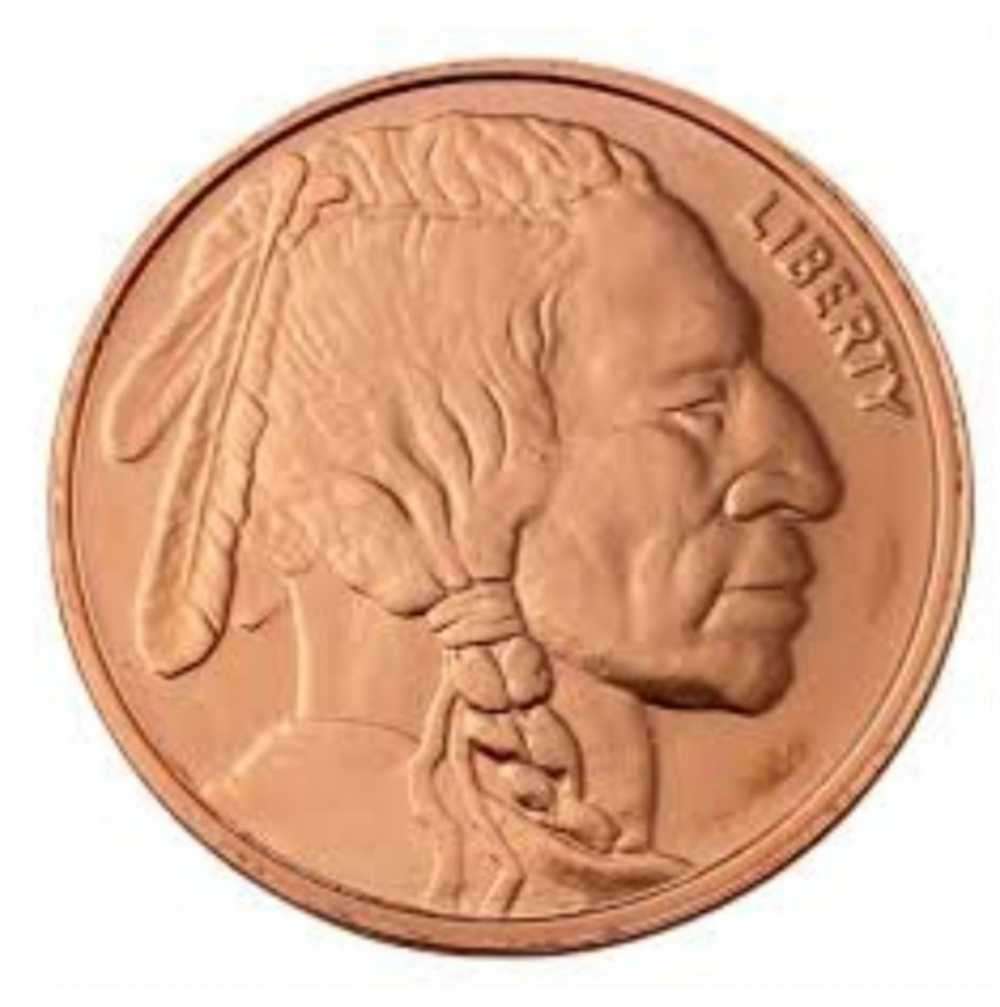 1oz Copper American Buffalo coin