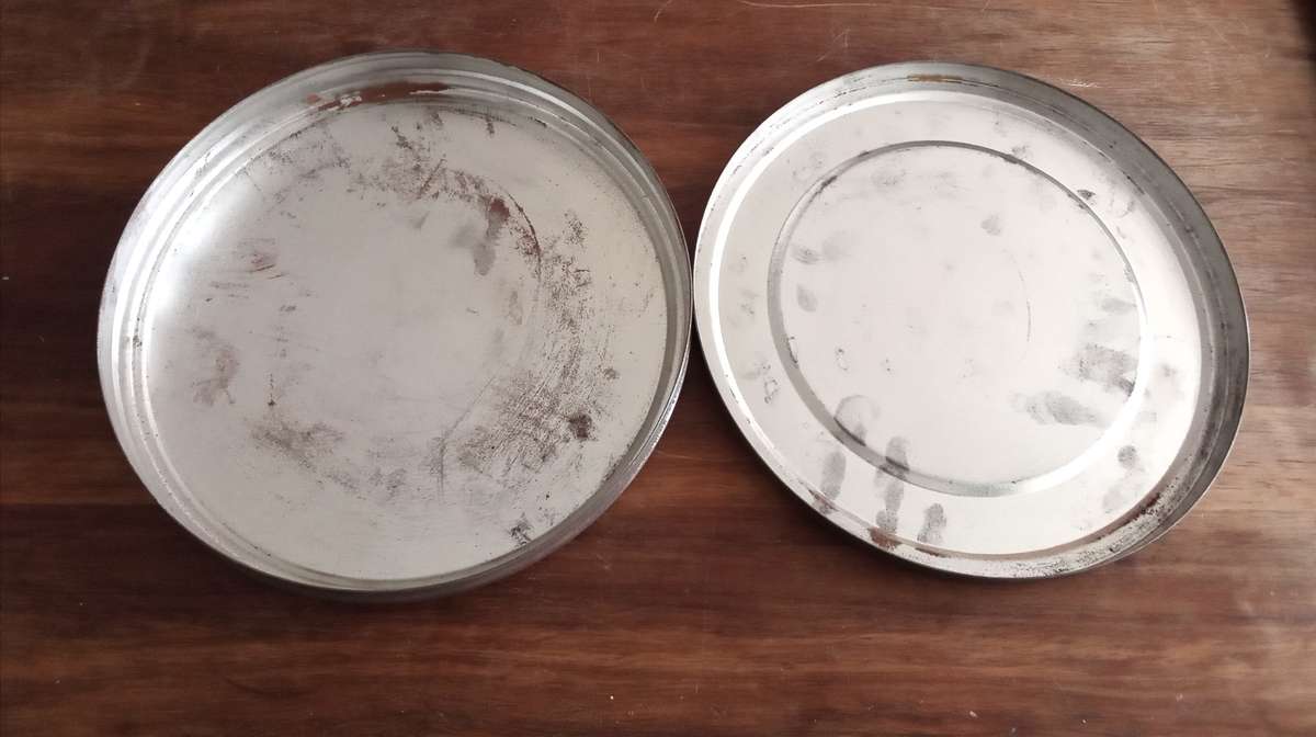 9.5mm Projector Film Reel in Vintage Tin. 1966,1969 Footage.