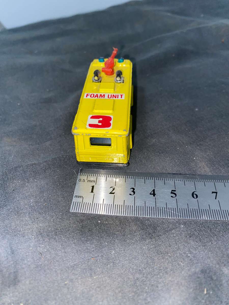 1980 Matchbox Airport Fire Engin Foam Fire Truck