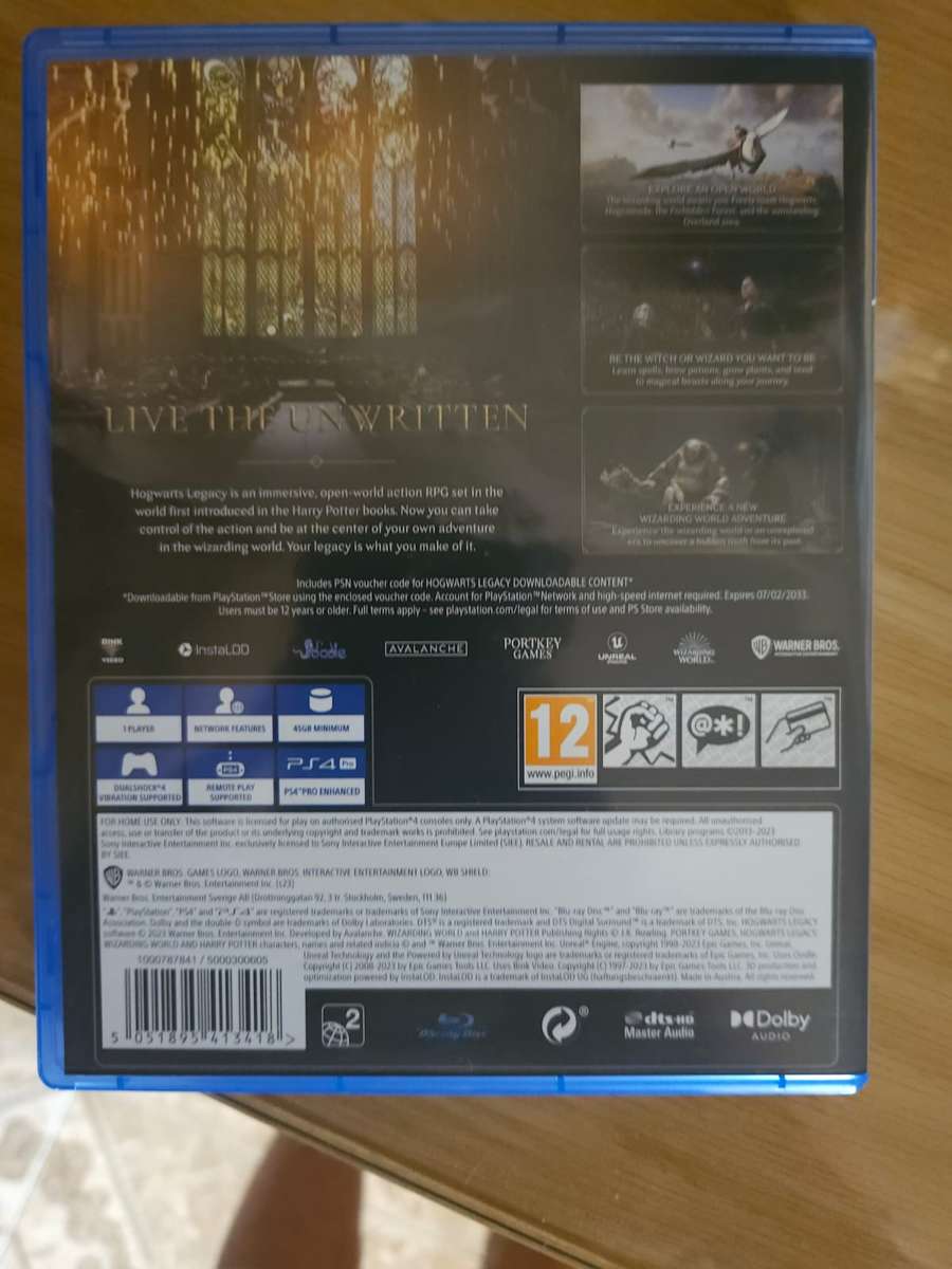 PS4 Hogwarts Legacy