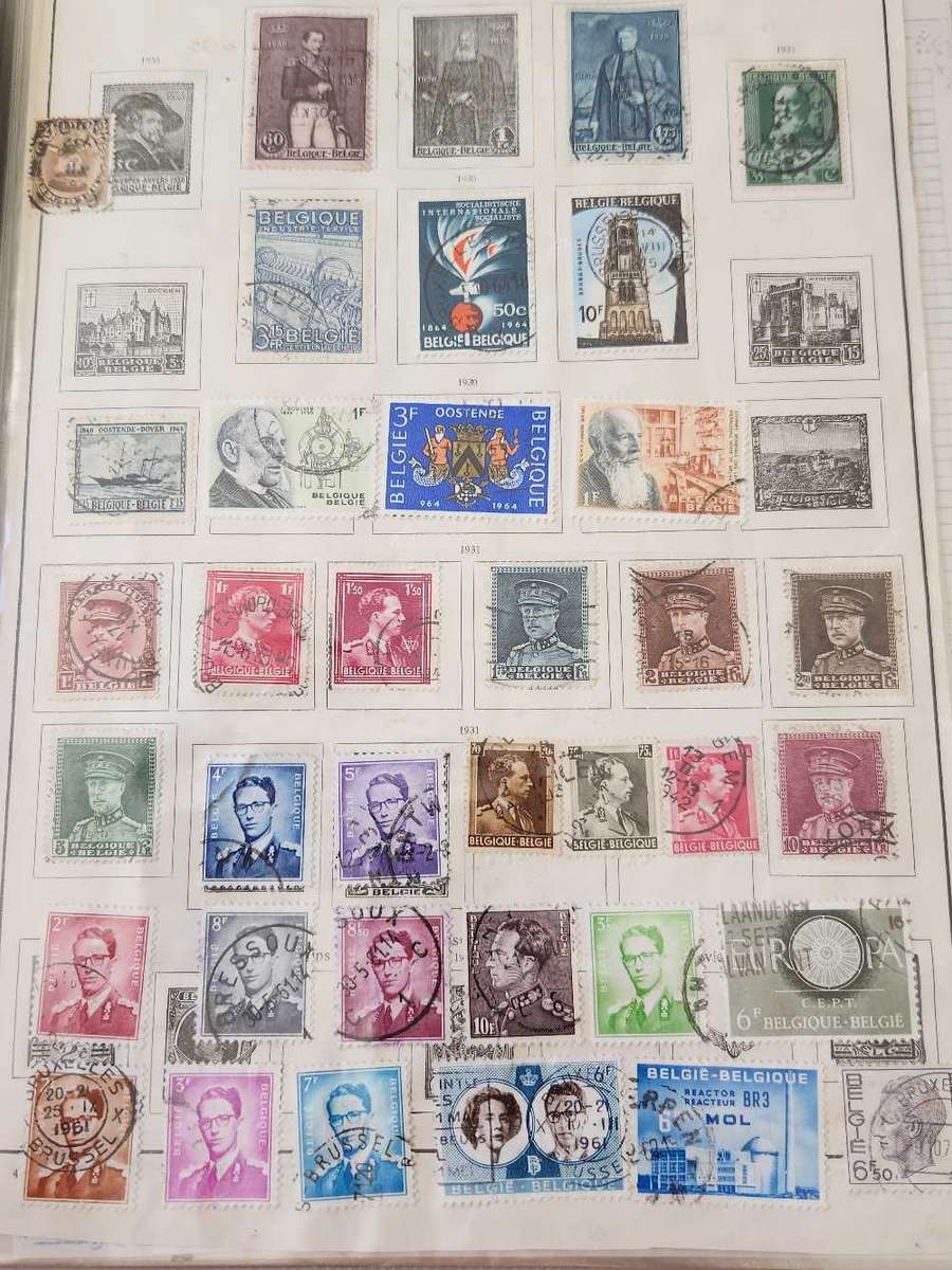 Belgium - vast Selection on album pages (1850 to more modern)