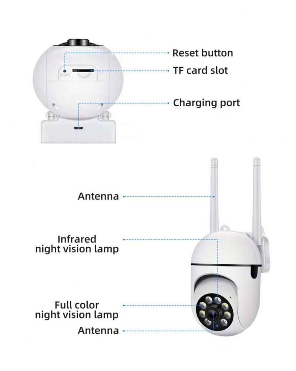 1080P PTZ WIFI IP Camera