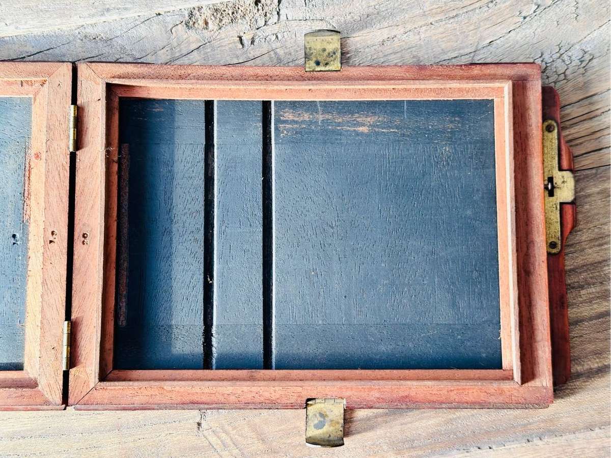 Antique Wooden Photographic Plate Holder