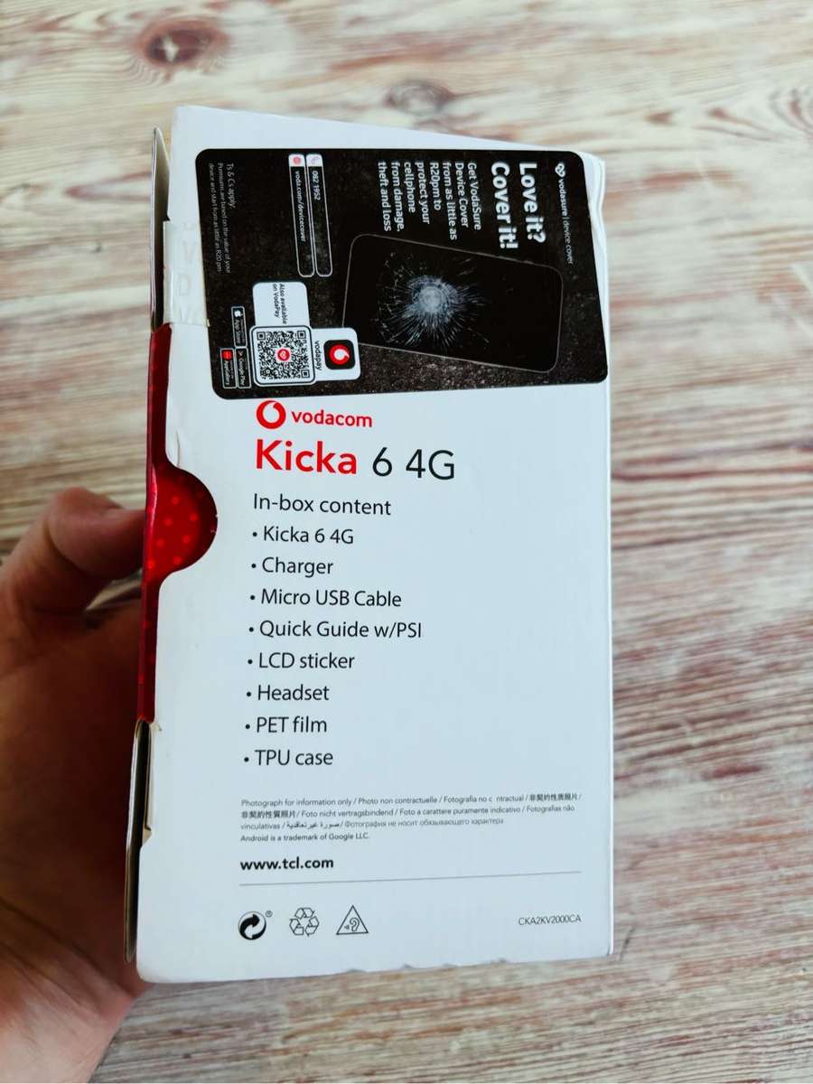 Kicka 6 4g NEW! Opened but not used.