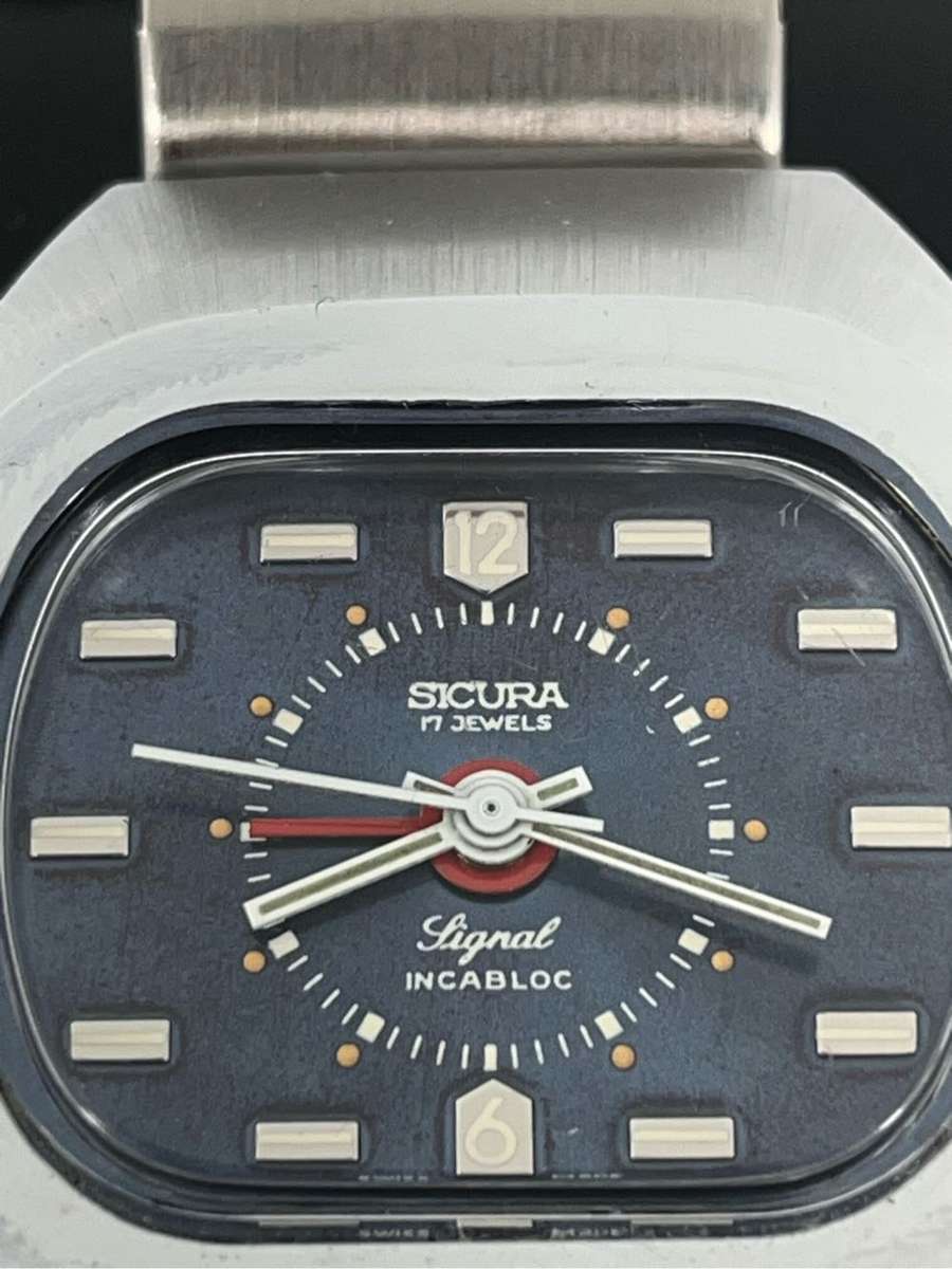 Sicura Signal vintage alarm watch