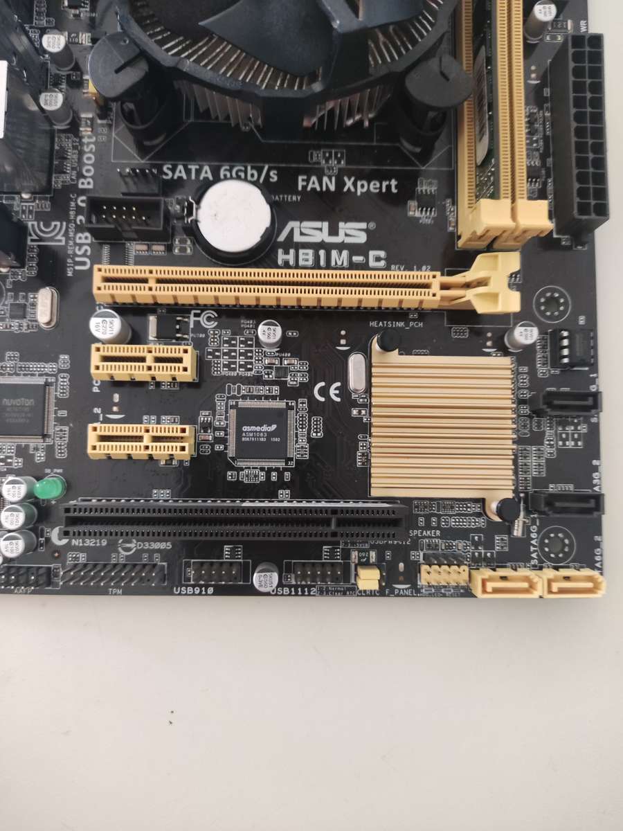 Intel Core i5 4460 Motherboard Combo**Asus H81M Motherboard**4GB DD3 Ram**Original Intel Cooler**