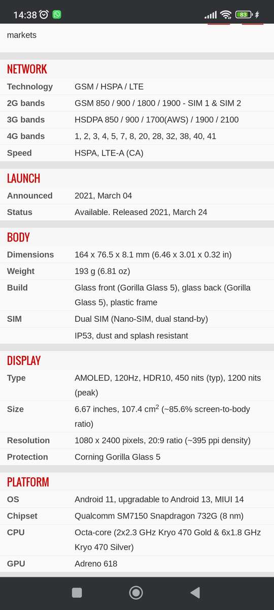 Xiaomi redmi note 10 pro