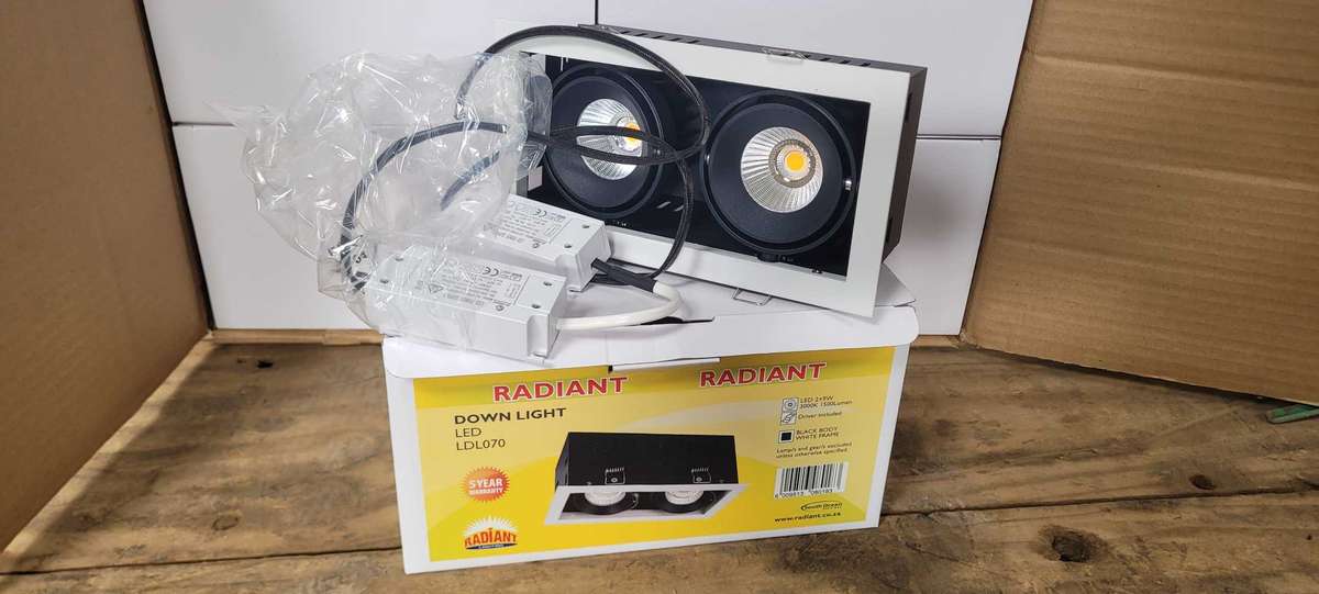 2x9w LED Quality Osram Downlight Twin Set (Bid per piece)