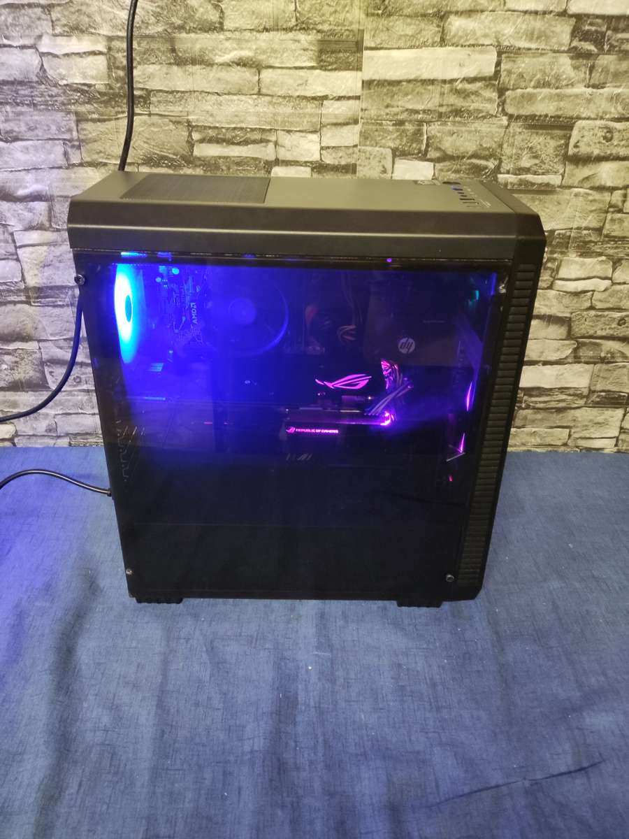 AMD Ryzen 5 with 8GB Graphics Gaming PC**SSD+HDD**RGB Case and GPU**