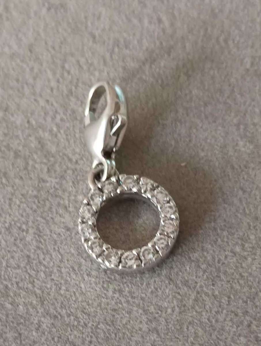 STUNNING 925 STERLING SILVER  & CZ TI SENTO MILANO CHARM 2.53g