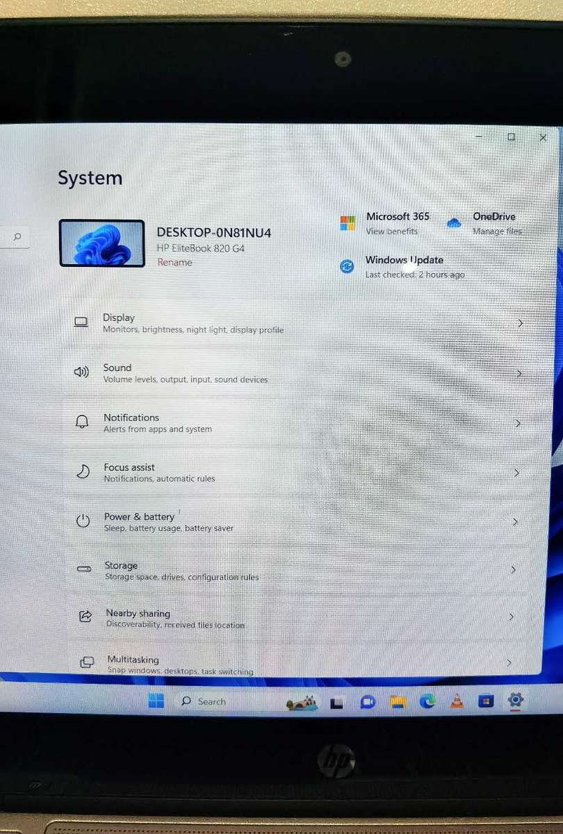 HP elite book 820 G4