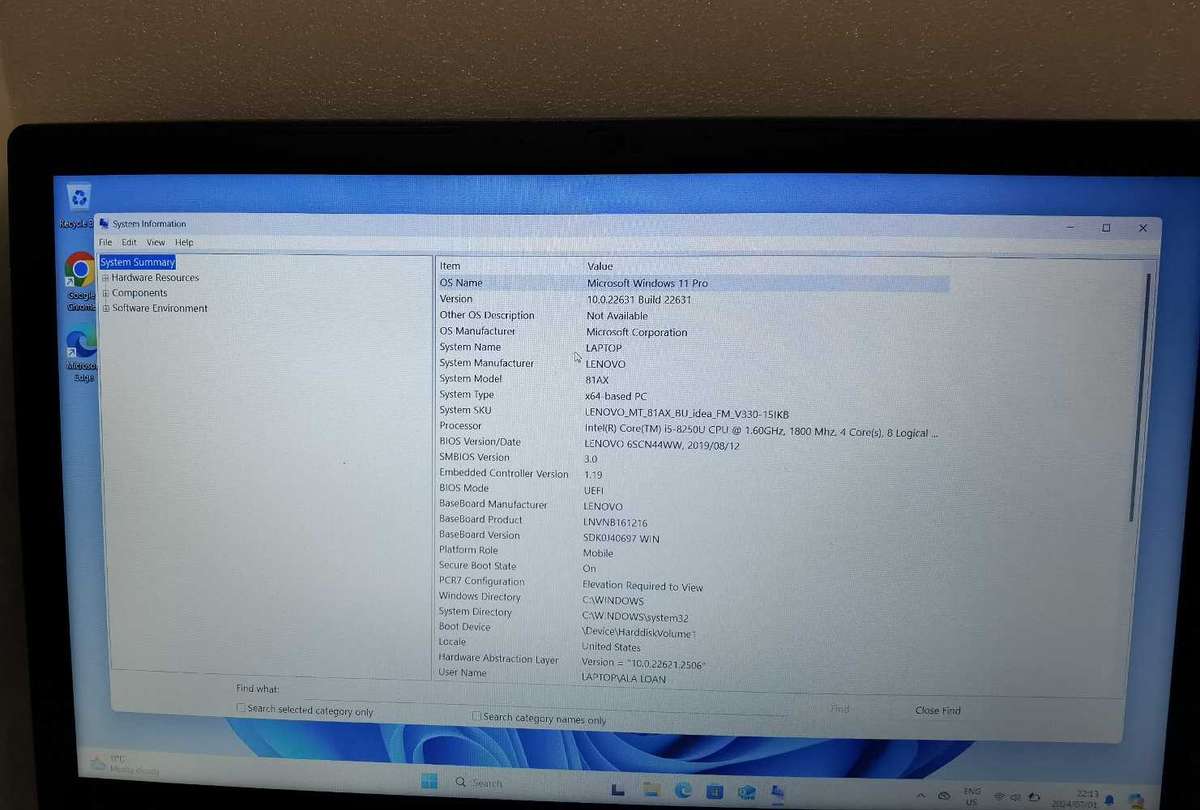 Lenovo 81ax V330 1.6ghz