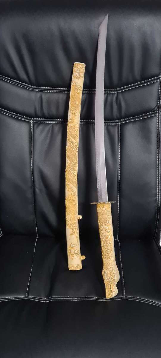 Japanese Katana sword in bone plate 800mm