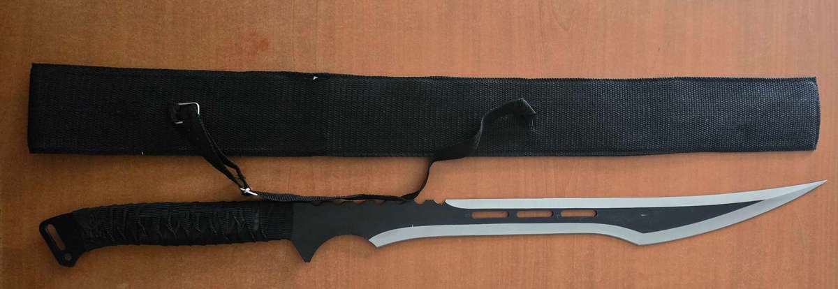 Black Sword with Sheath