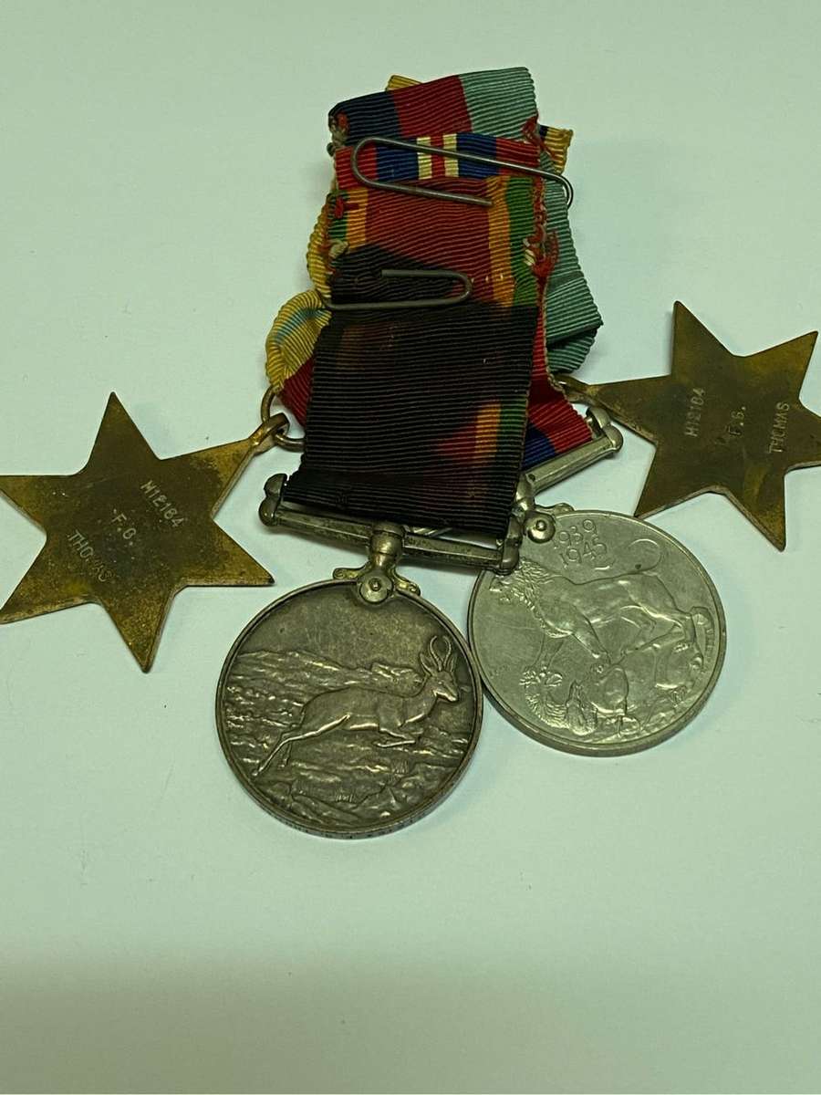 WW2 Medals - Awarded to FG Thomas