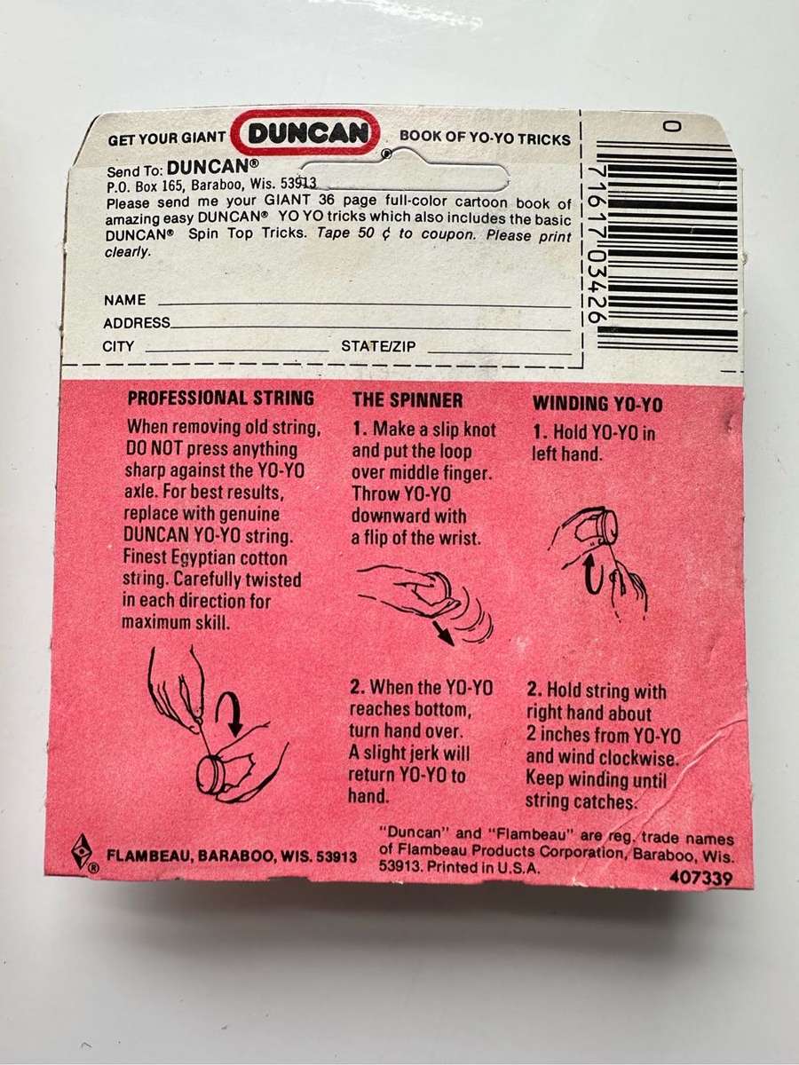 VINTAGE - GENUINE 1997 COCA COLA DUNCAN YOYO - ORIGINAL PACKAGING - VERY RARE & HIGHLY COLLECTIBLE