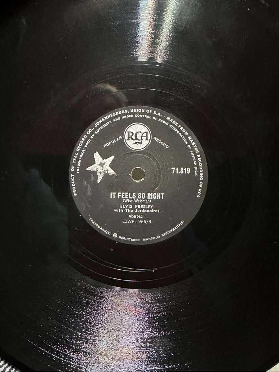 Elvis 78 vinyl - rare edition