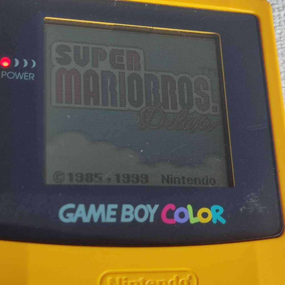 Super Mario Bros Deluxe Gameboy color cartridge